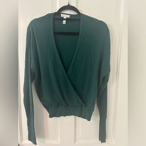 Leith V-Neck Wrap Sweater